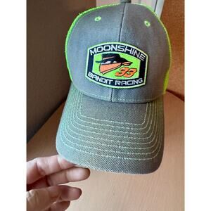 Moonshine Bandits Racing Trucker Hat Custom Mesh Back Snapback Cap